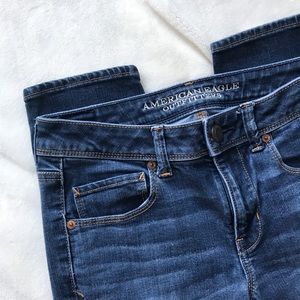 American Eagle super skinny dark wash jeans